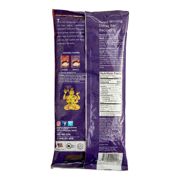 MOCAFE Precious Divinity Spiced Chai Tea Latte Mix Powder 3 lb.