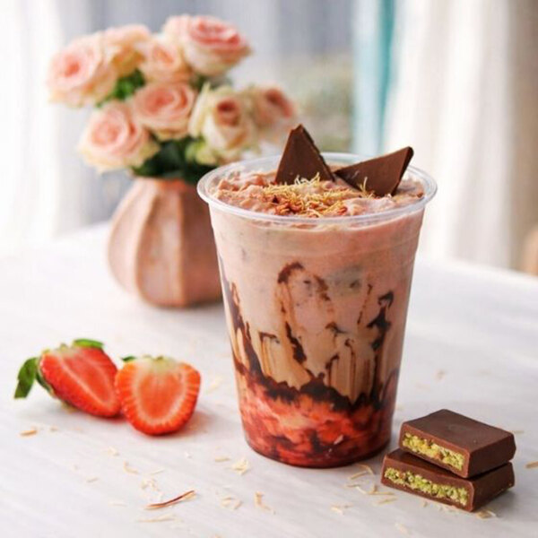 MOCAFE Dubai Chocolate Pistachio Frappe Mix Powder 3 lb.