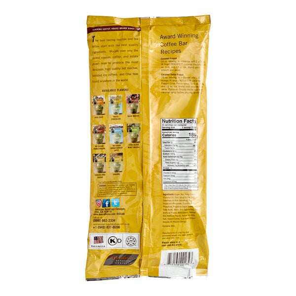 MOCAFE Caramel Frappe Mix Powder 3 lb.