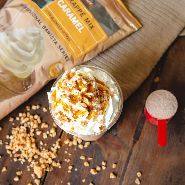 MOCAFE Caramel Frappe Mix Powder 3 lb.