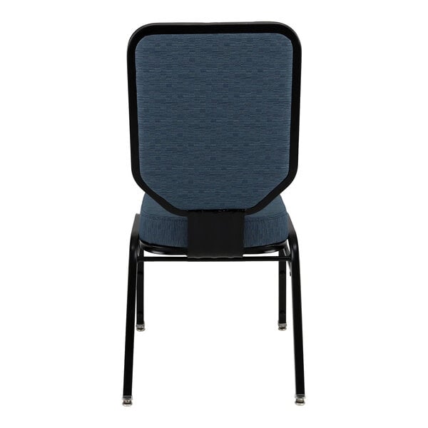 National Public Seating 9600 Series Flex-Back Blue Lagoon Fabric Stackable Banquet Chair