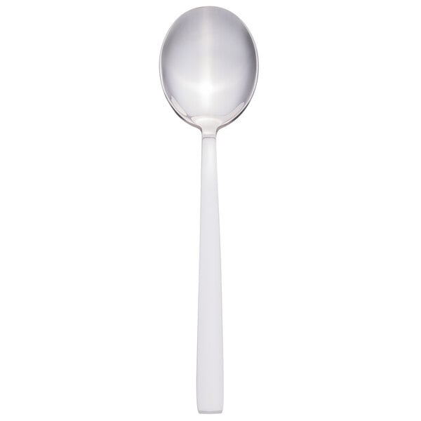 Libbey Elexa 6 1/8" 18/0 Stainless Steel Heavy Weight Teaspoon - Sample