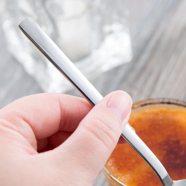 Libbey Elexa 6 1/8" 18/0 Stainless Steel Heavy Weight Teaspoon - Sample