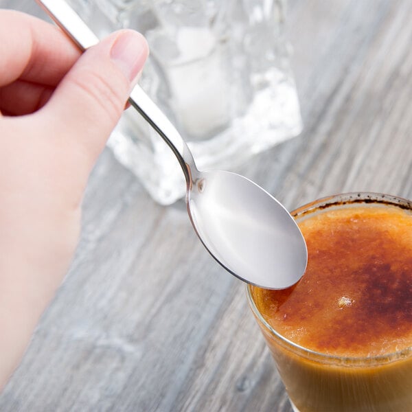 Libbey Elexa 6 1/8" 18/0 Stainless Steel Heavy Weight Teaspoon - Sample