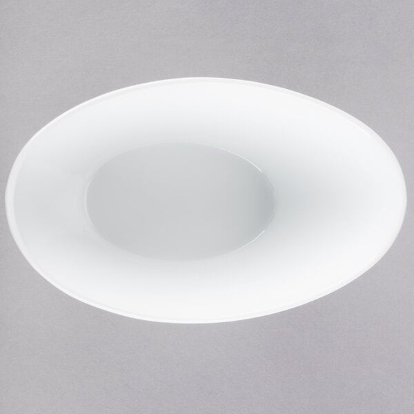Libbey Chef's Selection II 20 oz. Ultra Bright White Porcelain Neptune Bowl - Sample