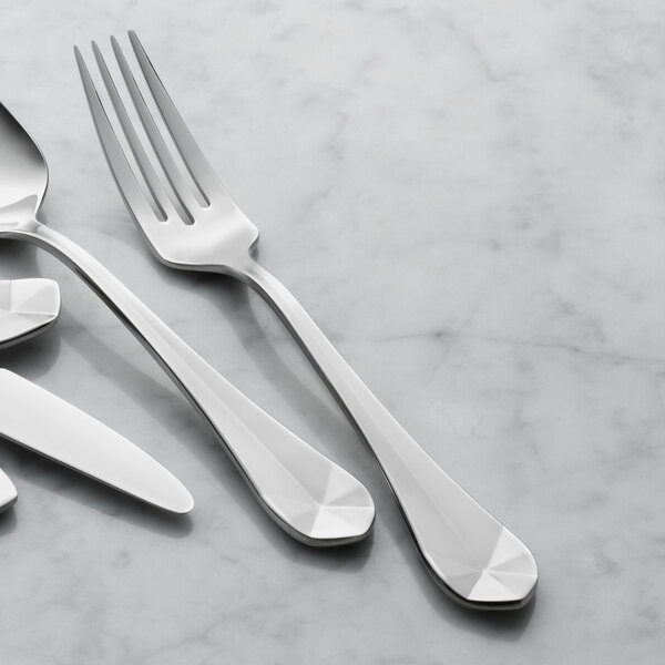 Reserve by Libbey Audrey 8 1/8" 18/10 Stainless Steel Extra Heavy Weight Dinner Fork - Sample