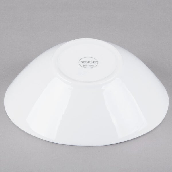 Libbey Chef's Selection II 23 oz. Ultra Bright White Porcelain Belmar Bowl - Sample