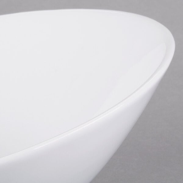 Libbey Chef's Selection II 23 oz. Ultra Bright White Porcelain Belmar Bowl - Sample