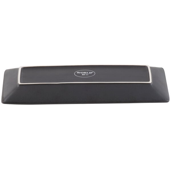 Libbey Hakone 11 1/2" x 5" Stoneware Platter - Sample
