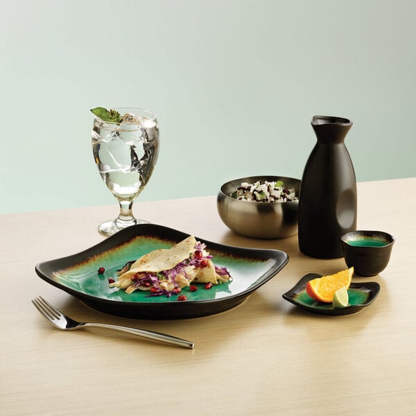 Libbey Hakone 11 1/2" x 5" Stoneware Platter - Sample