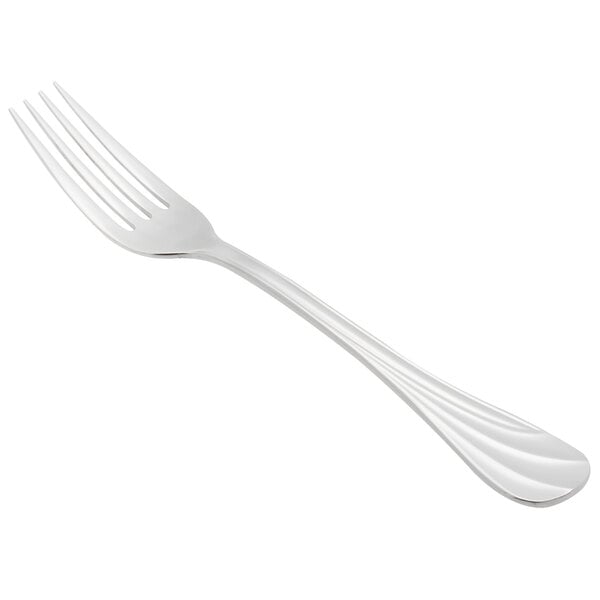 Libbey Serenade 8 1/8" 18/8 Stainless Steel Extra Heavy Weight European Dinner Fork - Sample