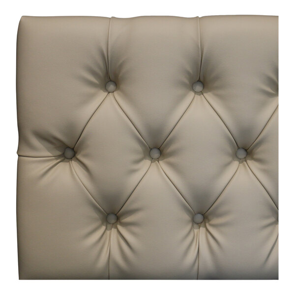 QA Group UrbanPanel 36" x 18" Fawn Over-The-Top Diamond Tufted Upholstered Bench Back Panel