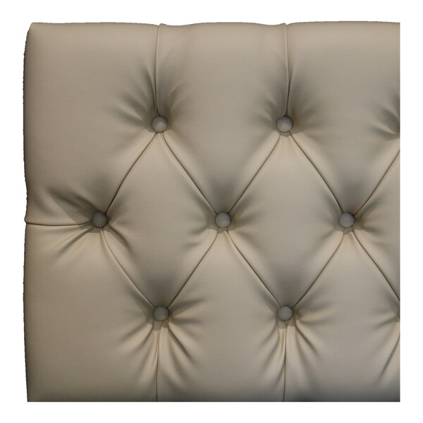 QA Group UrbanPanel 36" x 18" Fawn Straight Diamond Tufted Upholstered Bench Back Panel