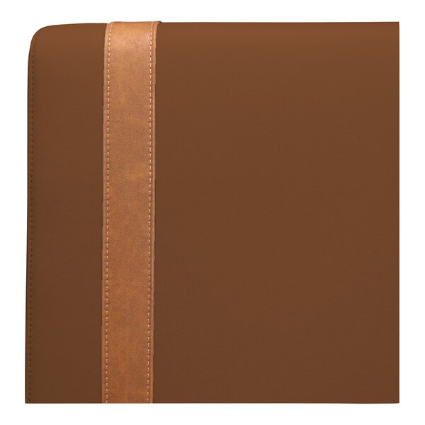 QA Group UrbanPanel 36" x 18" Cafe Over-The-Top Upholstered Bench Back Panel with Sewn-In Straps