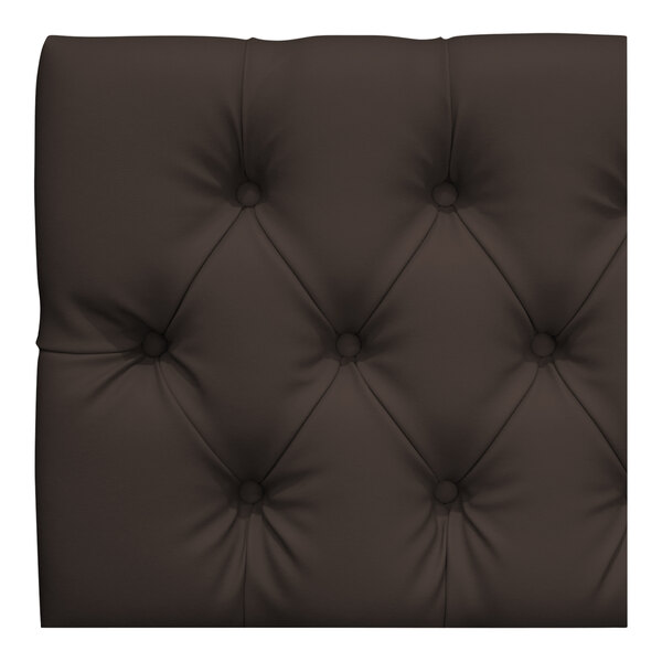 QA Group UrbanPanel 36" x 18" Fudge Over-The-Top Diamond Tufted Upholstered Bench Back Panel