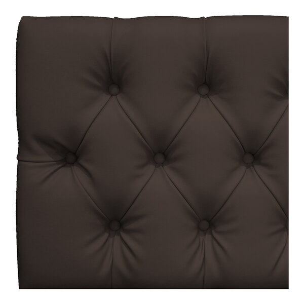 QA Group UrbanPanel 48" x 18" Fudge Over-The-Top Diamond Tufted Upholstered Bench Back Panel