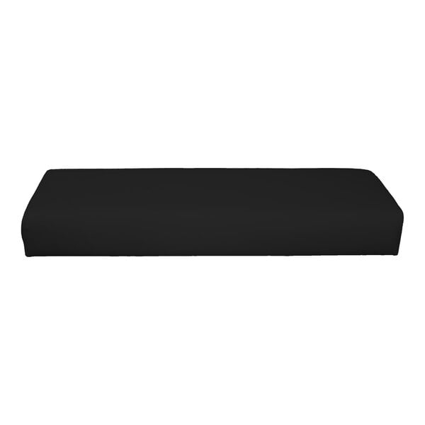 QA Group UrbanPanel 36" x 22" Ebony Waterfall Plain Upholstered Bench Seat Panel