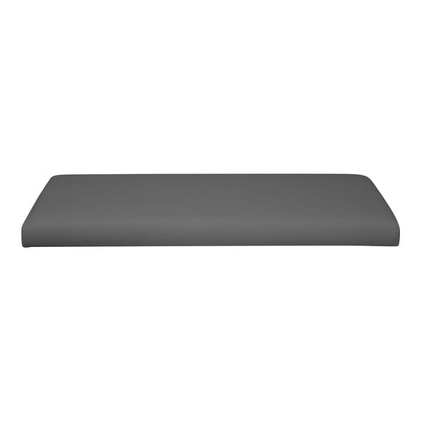 QA Group UrbanPanel 36" x 18" Graphite Straight Plain Upholstered Bench Seat Panel