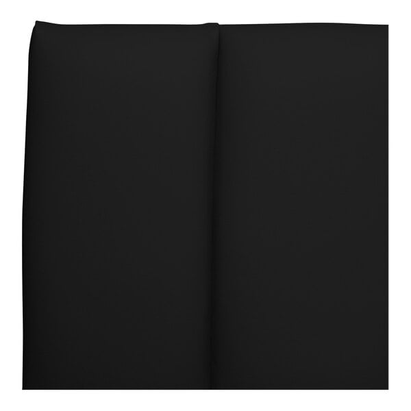 QA Group UrbanPanel 36" x 18" Ebony Waterfall Channeled Upholstered Bench Seat Panel