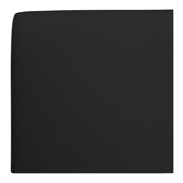 QA Group UrbanPanel 36" x 18" Ebony Over-The-Top Plain Upholstered Bench Back Panel