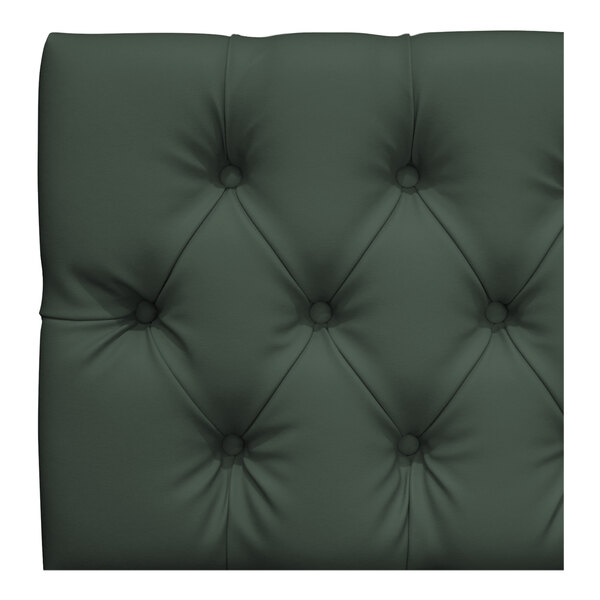 QA Group UrbanPanel 36" x 18" Evergreen Over-The-Top Diamond Tufted Upholstered Bench Back Panel