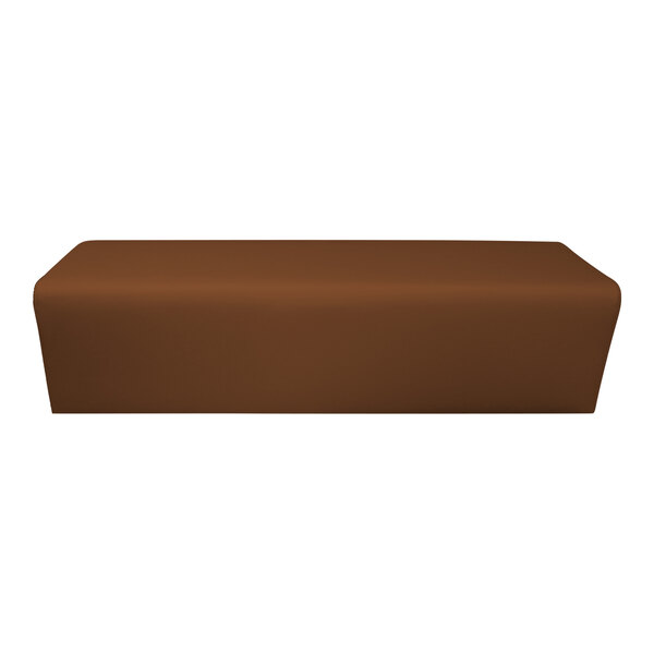 QA Group UrbanPanel 36" x 18" Cafe Elongated Slanted Waterfall Plain Upholstered Bench Seat Panel
