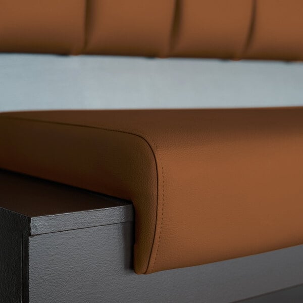 QA Group UrbanPanel 48" x 18" Cafe Waterfall Plain Upholstered Bench Seat Panel