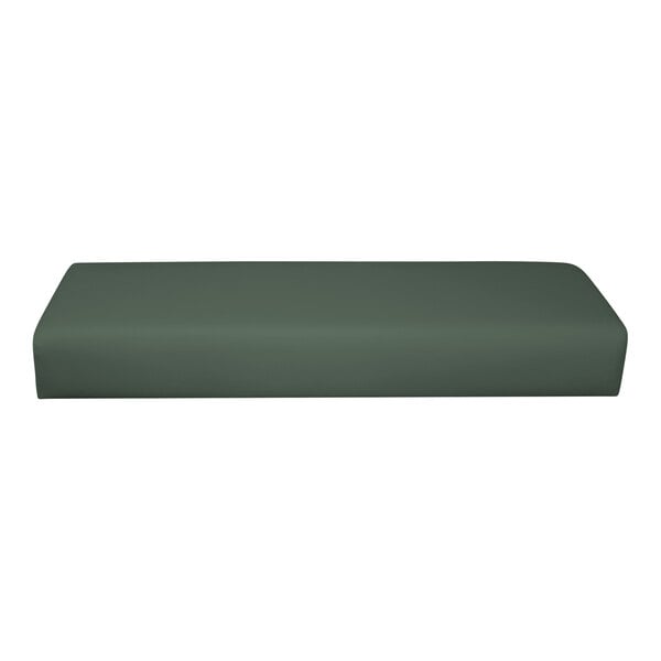 QA Group UrbanPanel 36" x 18" Evergreen Waterfall Plain Upholstered Bench Seat Panel