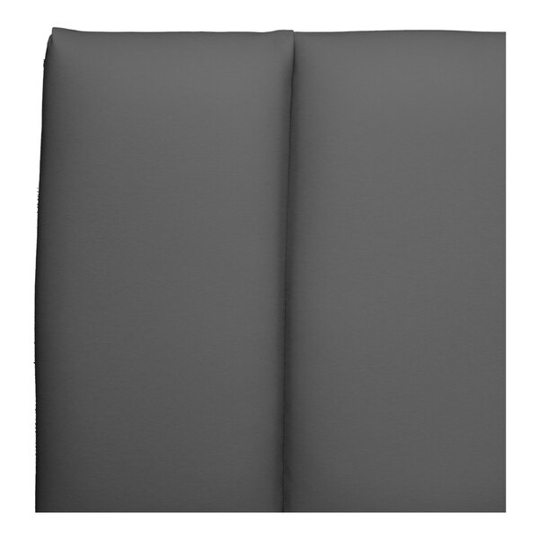 QA Group UrbanPanel 36" x 18" Graphite Straight Channeled Upholstered Bench Seat Panel