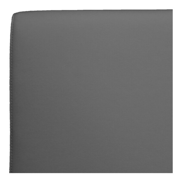 QA Group UrbanPanel 48" x 18" Graphite Over-The-Top Plain Upholstered Bench Back Panel