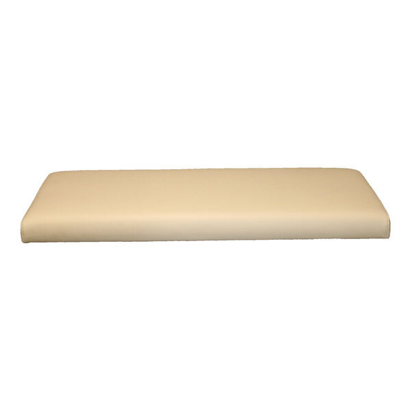 QA Group UrbanPanel 48" x 22" Fawn Straight Plain Upholstered Bench Seat Panel