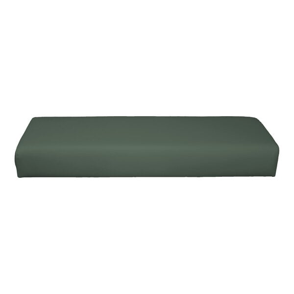 QA Group UrbanPanel 48" x 22" Evergreen Waterfall Plain Upholstered Bench Seat Panel