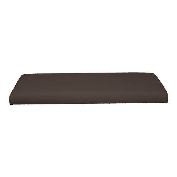 QA Group UrbanPanel 36" x 22" Fudge Straight Plain Upholstered Bench Seat Panel