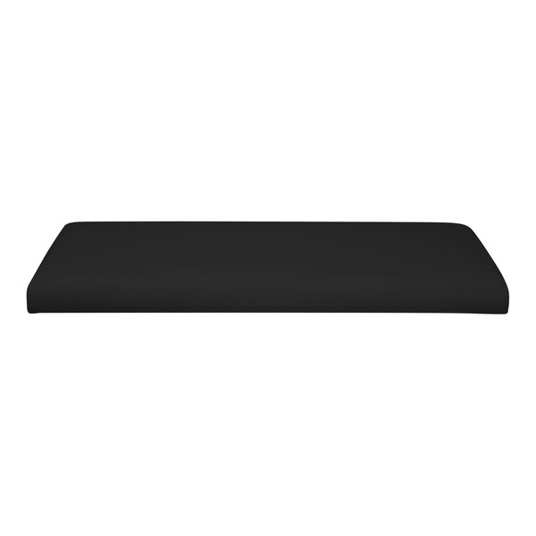QA Group UrbanPanel 36" x 18" Ebony Straight Plain Upholstered Bench Seat Panel