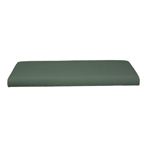 QA Group UrbanPanel 48" x 22" Evergreen Straight Plain Upholstered Bench Seat Panel