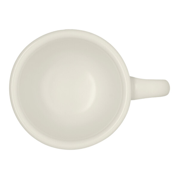 Tuxton TuxTrendz Malibu 3.5 oz. Matte White China Espresso Cup - 24/Case