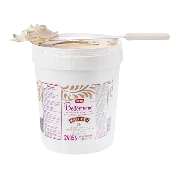 Rich's Bettercreme BAILEYS® Irish Cream Whipped Icing Pail 9 lb.