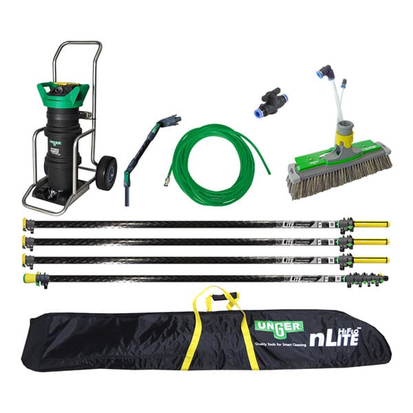 Unger HydroPower Ultra-Professional UHPK4 55' Deionized Pure Water System Kit