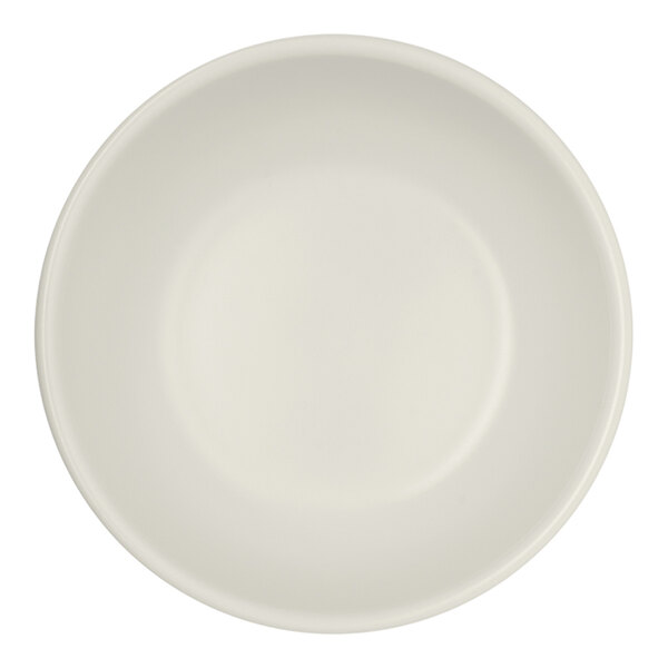 Tuxton TuxTrendz Malibu 20 oz. Matte White China Bowl - 24/Case