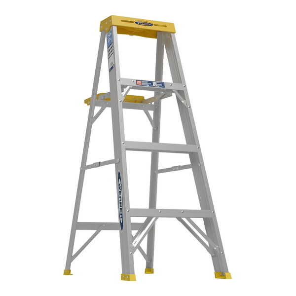 Werner 360 Series 4' Type I 3-Step Aluminum Step Ladder 364