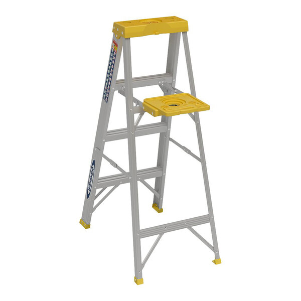 Werner 360 Series 4' Type I 3-Step Aluminum Step Ladder 364