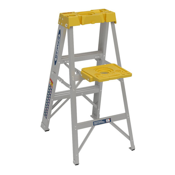 Werner 370 Series 3' Type IA 2-Step Aluminum Step Ladder 373