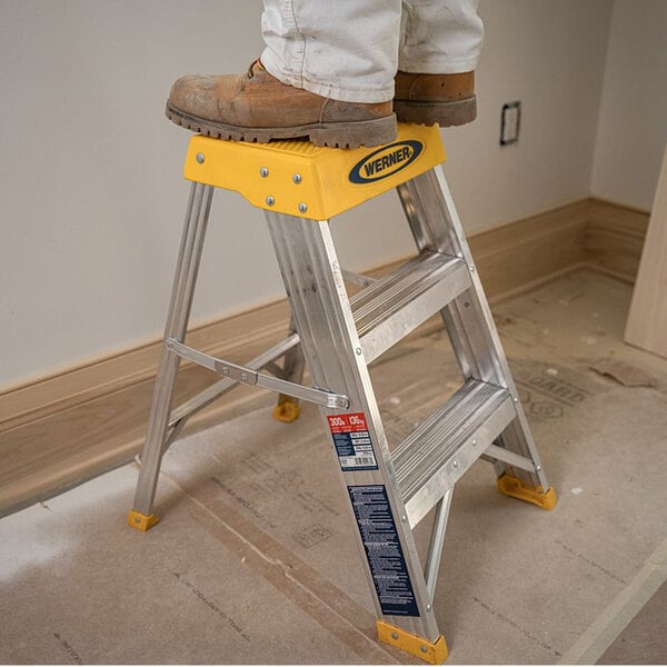 Werner Type IA 2' 2-Step Folding Aluminum Step Stool 150B