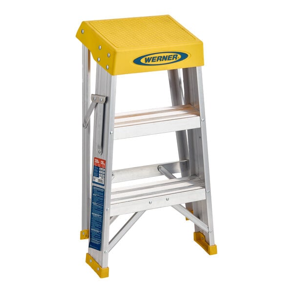 Werner Type IA 2' 2-Step Folding Aluminum Step Stool 150B