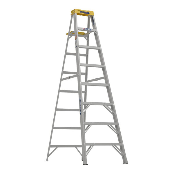 Werner 370 Series 8' Type IA 7-Step Aluminum Step Ladder 378