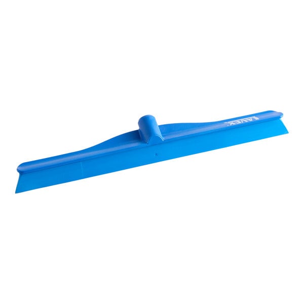 Lavex 20" Blue Rubber Floor Squeegee with Plastic Frame