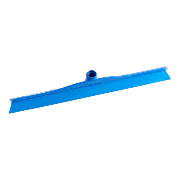 Lavex 20" Blue Rubber Floor Squeegee with Plastic Frame