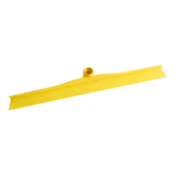 Lavex 20" Yellow Rubber Floor Squeegee with Plastic Frame