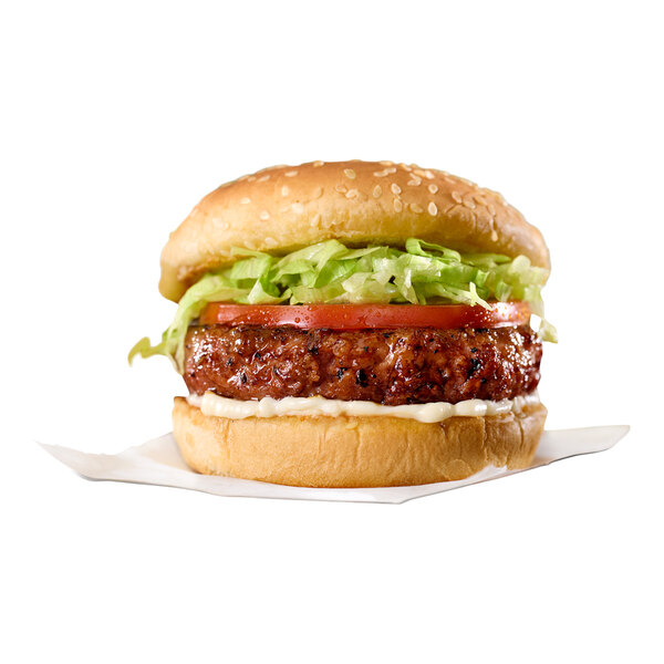 Beyond Meat Plant-Based Vegan House Burger Patty 4 oz. - 40/Case