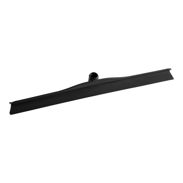 Lavex 24" Black Rubber Floor Squeegee with Plastic Frame
